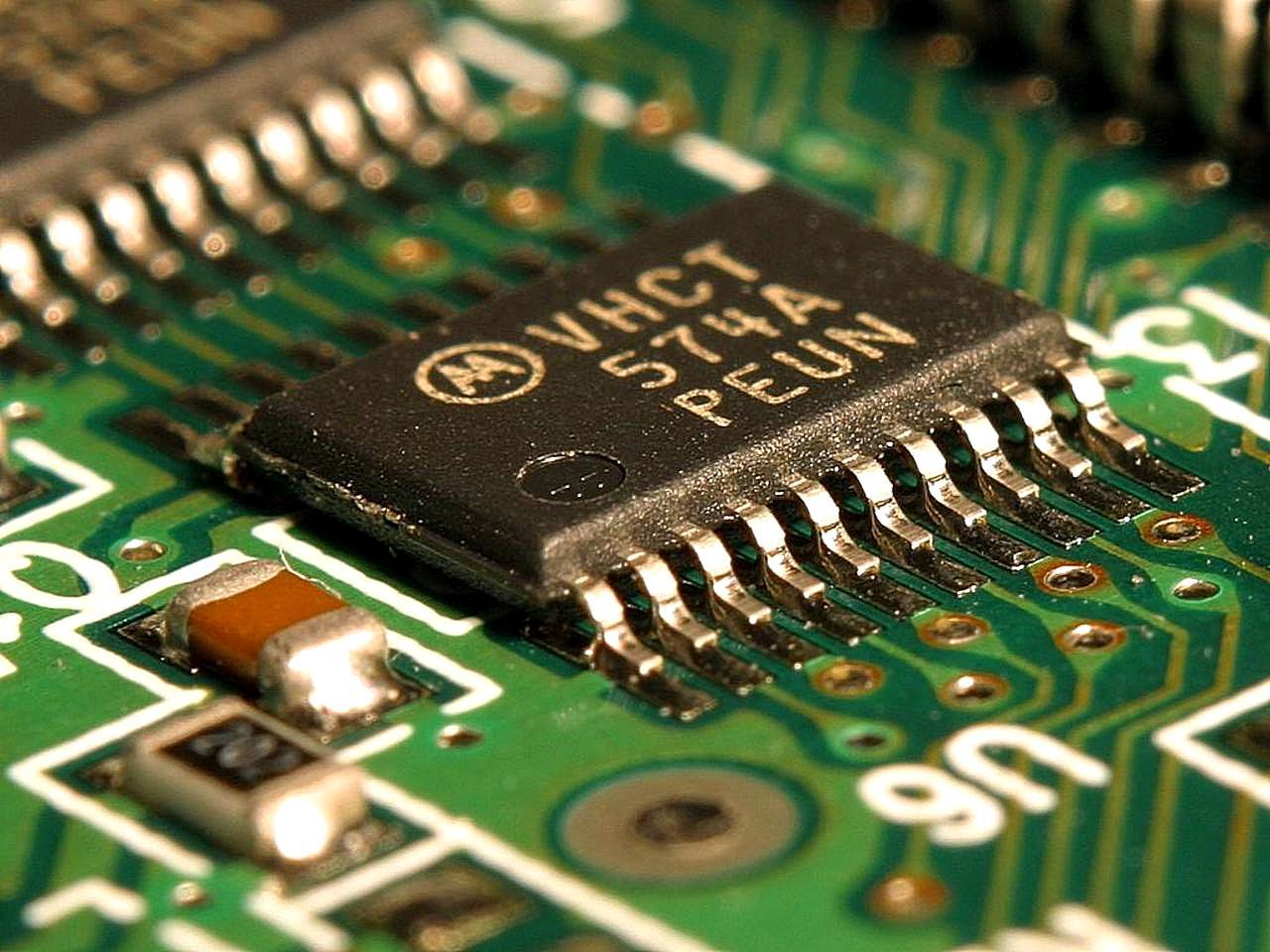Computer chips and circuit boards