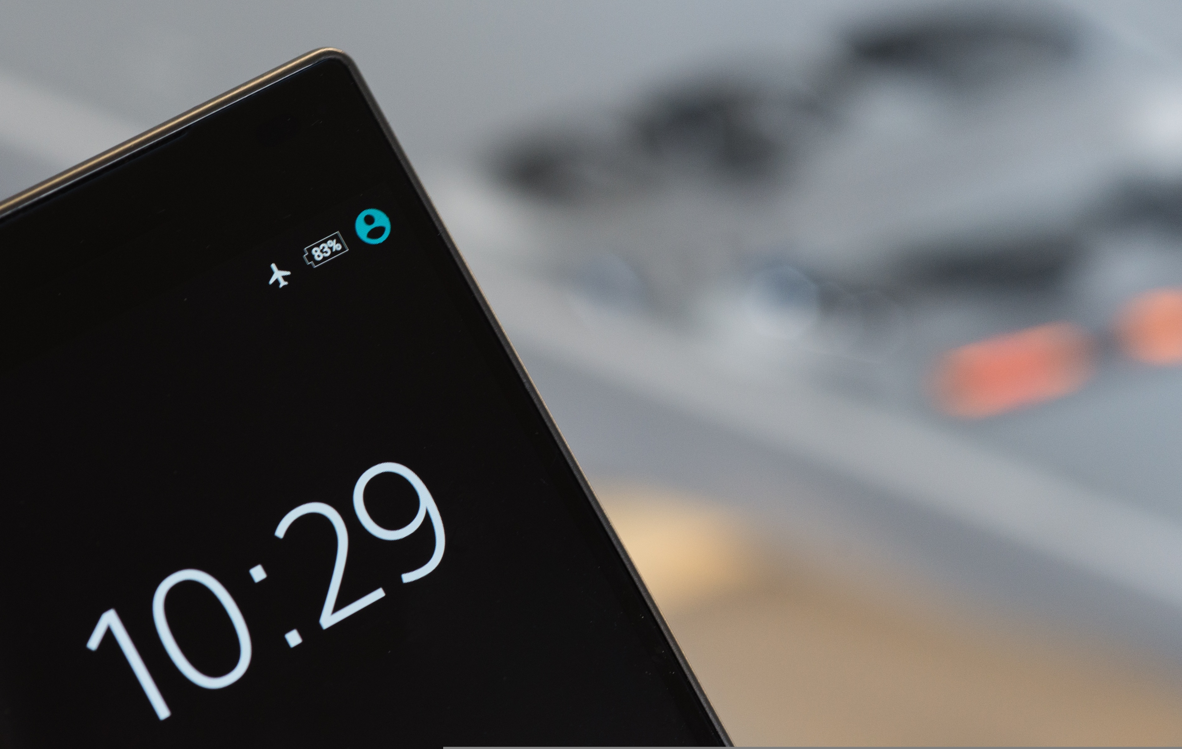 A smartphone display screen